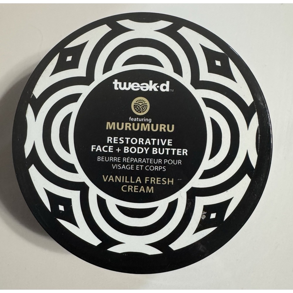Tweak'd By Nature Murumuru Restorative Face & Body Butter Vanilla Fresh Cream